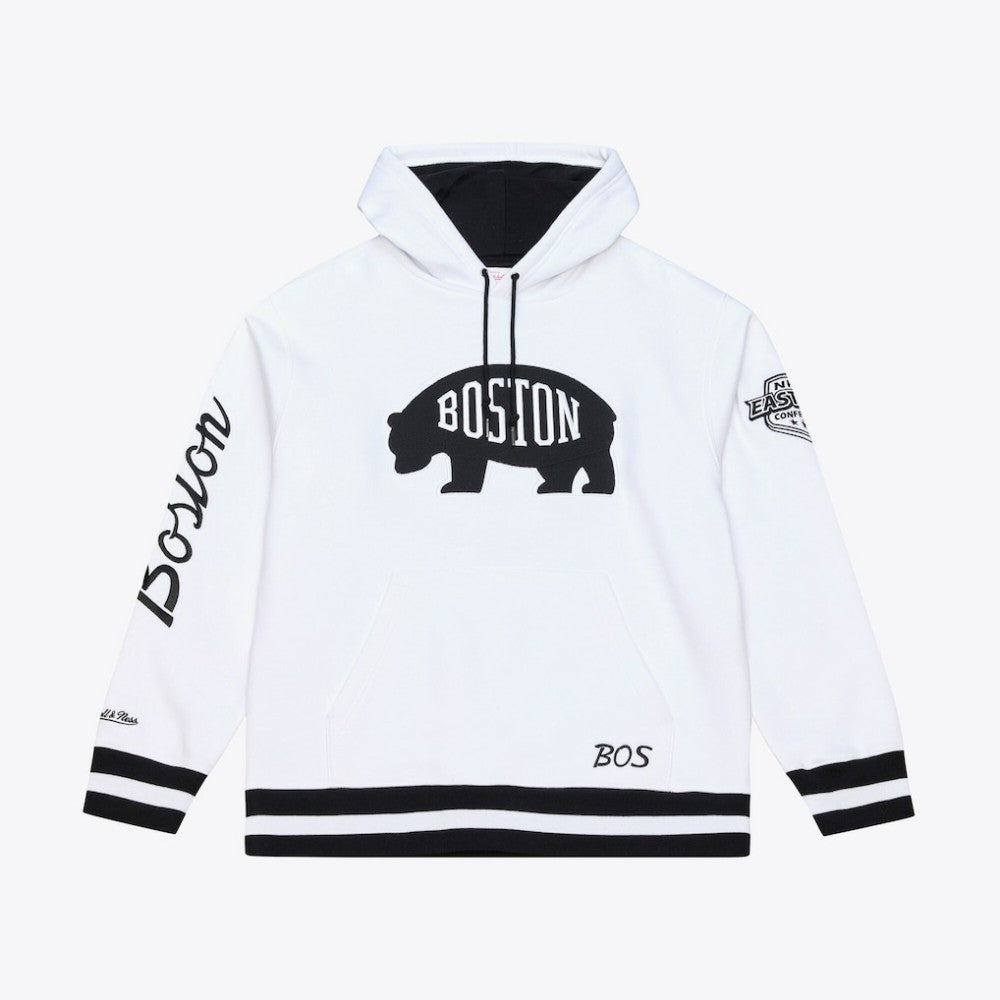 Boston Bruins Mitchell & Ness Arctic Fleece Hoodie - White | US 203265805
