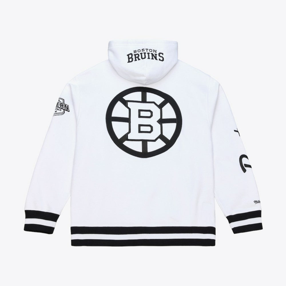 Boston Bruins Mitchell & Ness Arctic Fleece Hoodie - White | US 203265805
