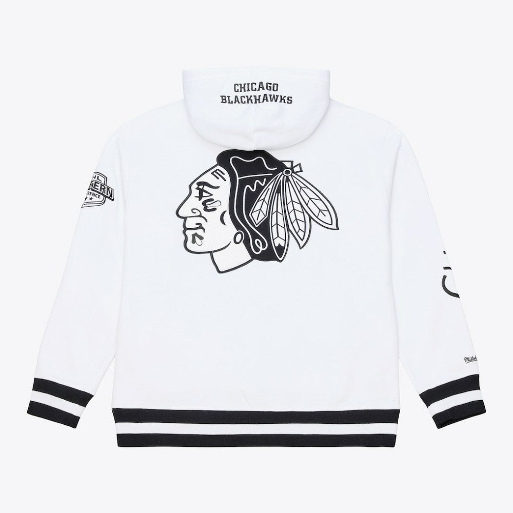 Chicago Blackhawks Mitchell & Ness Arctic Fleece Hoodie - White | US 203265808