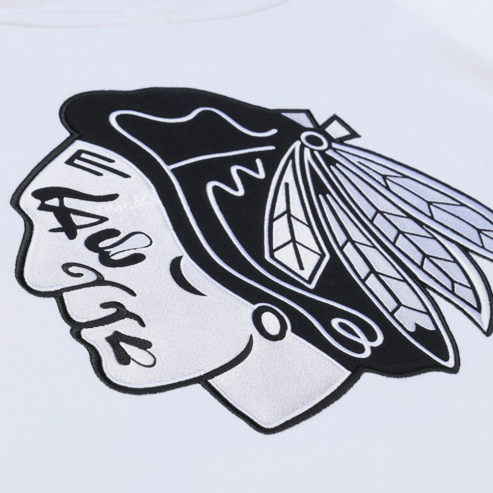 Chicago Blackhawks Mitchell & Ness Arctic Fleece Hoodie - White | US 203265808