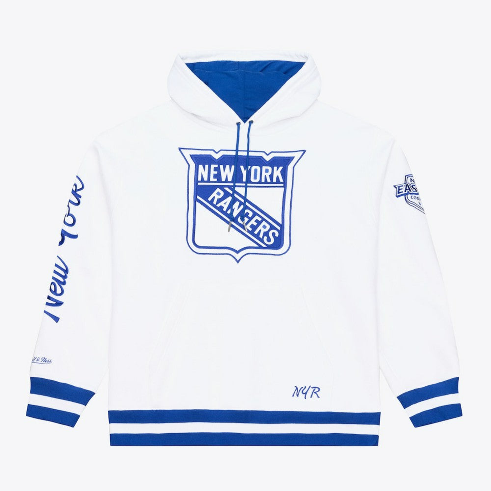New York Rangers Mitchell & Ness Arctic Fleece Hoodie - White | US 203265815