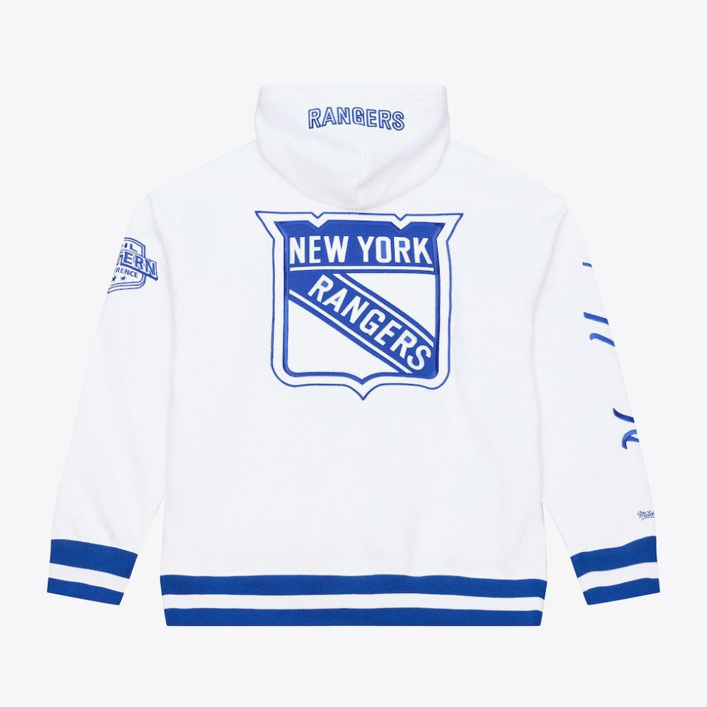 New York Rangers Mitchell & Ness Arctic Fleece Hoodie - White | US 203265815