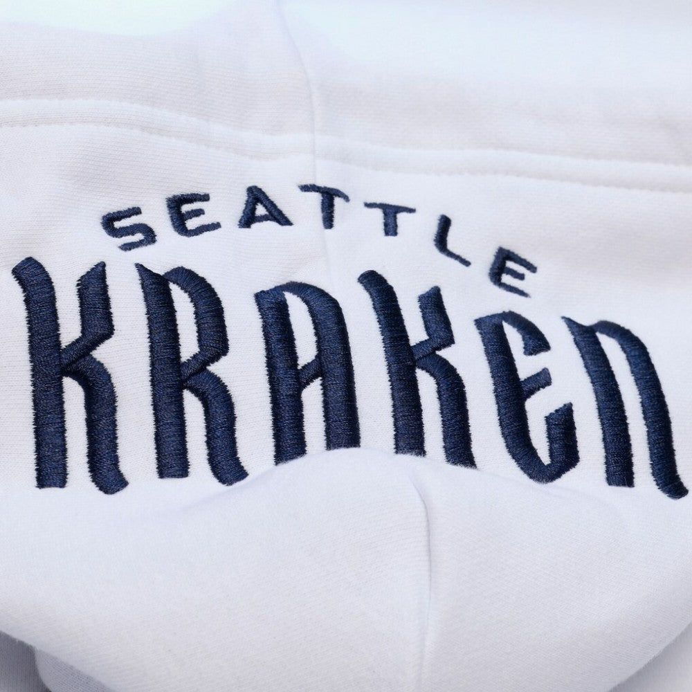 Seattle Kraken Mitchell & Ness Arctic Fleece Hoodie - White | US 203265819