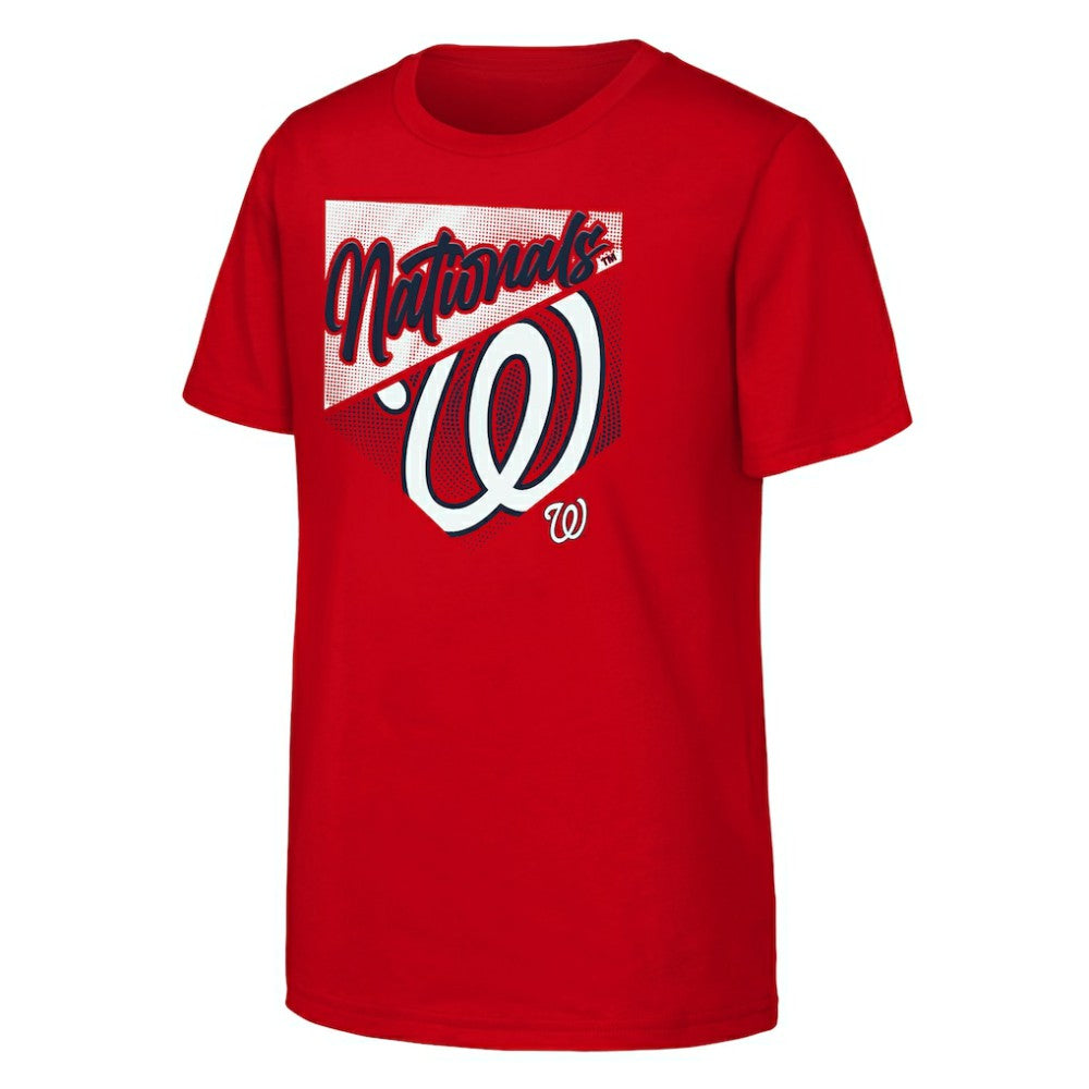 Washington Nationals Outerstuff Youth Prime Plate T-Shirt - Red T-shirts