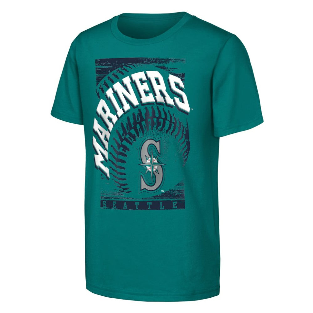 Seattle Mariners Outerstuff Youth Speed Pitch T-Shirt - Teal T-shirts