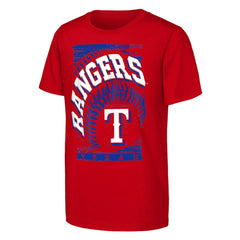 Texas Rangers Outerstuff Youth Speed Pitch T-Shirt - Red T-shirts