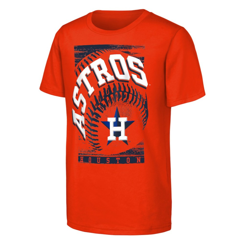 Houston Astros Outerstuff Youth Speed Pitch T-Shirt - Orange T-shirts