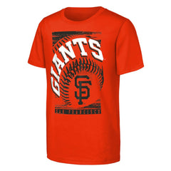 San Francisco Giants Outerstuff Youth Speed Pitch T-Shirt - Orange T-shirts