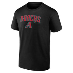 Arizona Diamondbacks Team Lockup T-Shirt - Black T-shirts