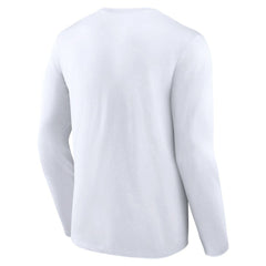 Los Angeles Dodgers Team Lockup Long Sleeve T-Shirt - White T-shirts