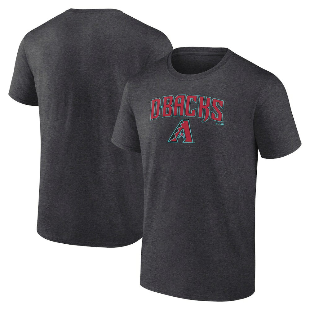 Arizona Diamondbacks Team Lockup T-Shirt - Charcoal T-shirts