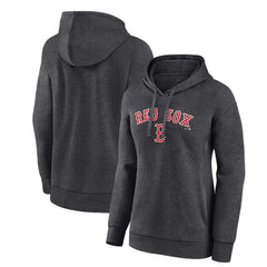 Boston Red Sox Women's Team Lockup Hoodie - Charcoal Hoodies