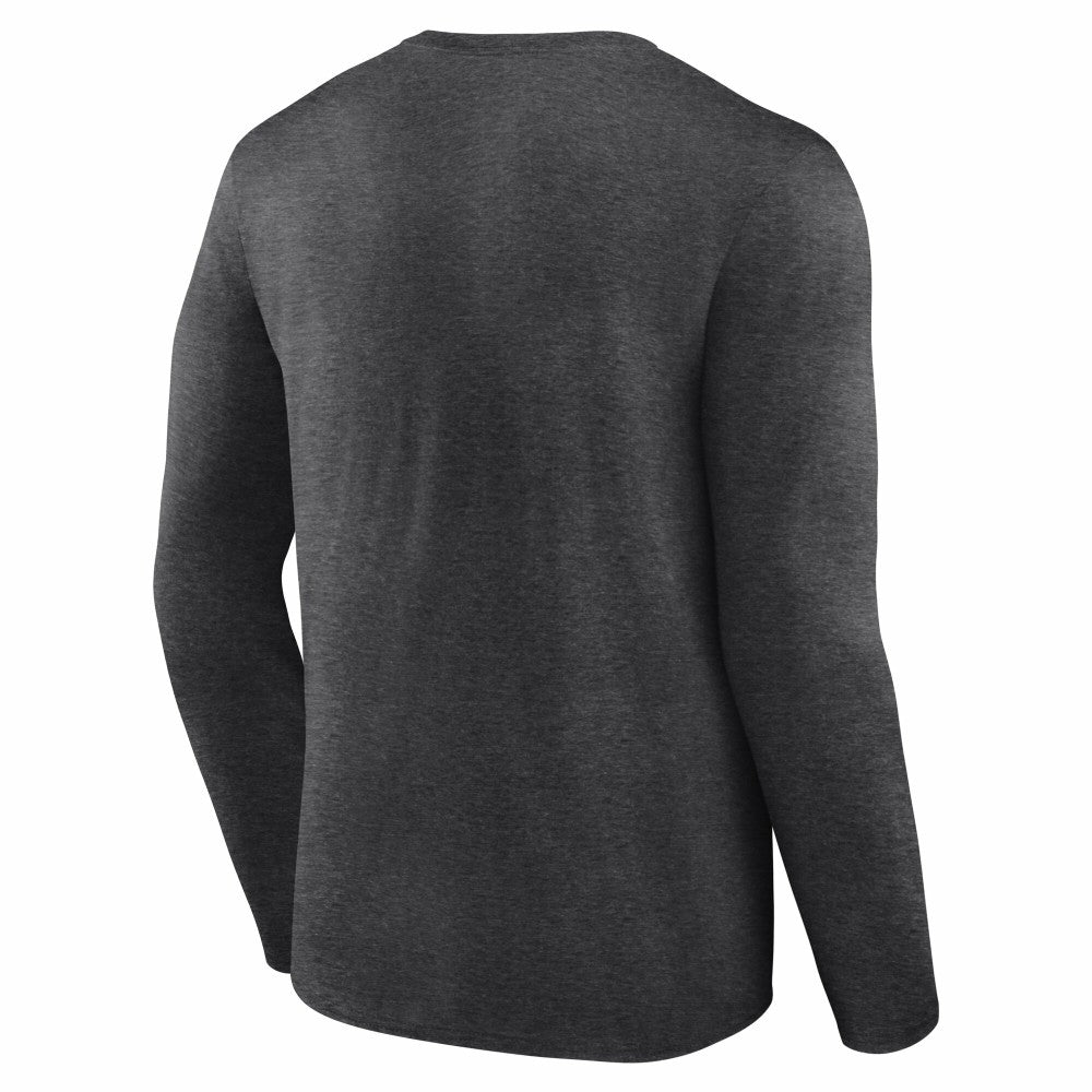 Cincinnati Reds Team Lockup Long Sleeve T-Shirt - Charcoal T-shirts