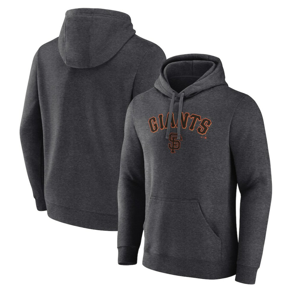 San Francisco Giants Team Lockup Hoodie - Charcoal Hoodies