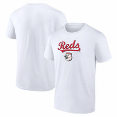 Cincinnati Reds Team Lockup T-Shirt - White T-shirts