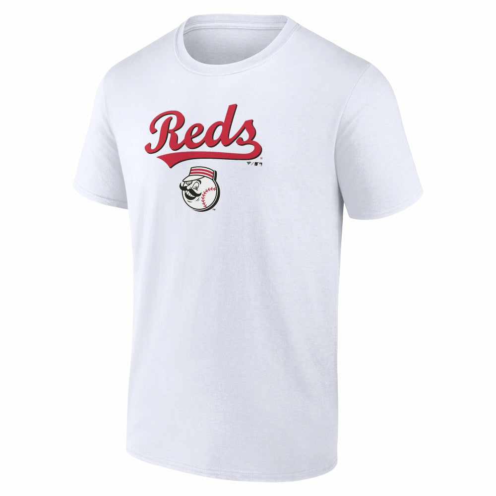 Cincinnati Reds Team Lockup T-Shirt - White T-shirts