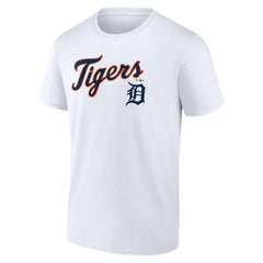Detroit Tigers Team Lockup T-Shirt - White T-shirts