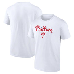 Philadelphia Phillies Team Lockup T-Shirt - White T-shirts