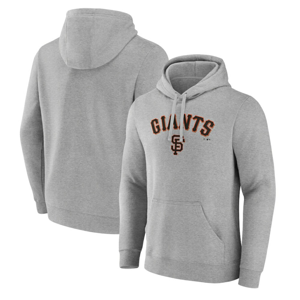 San Francisco Giants Team Lockup Hoodie - Gray Hoodies