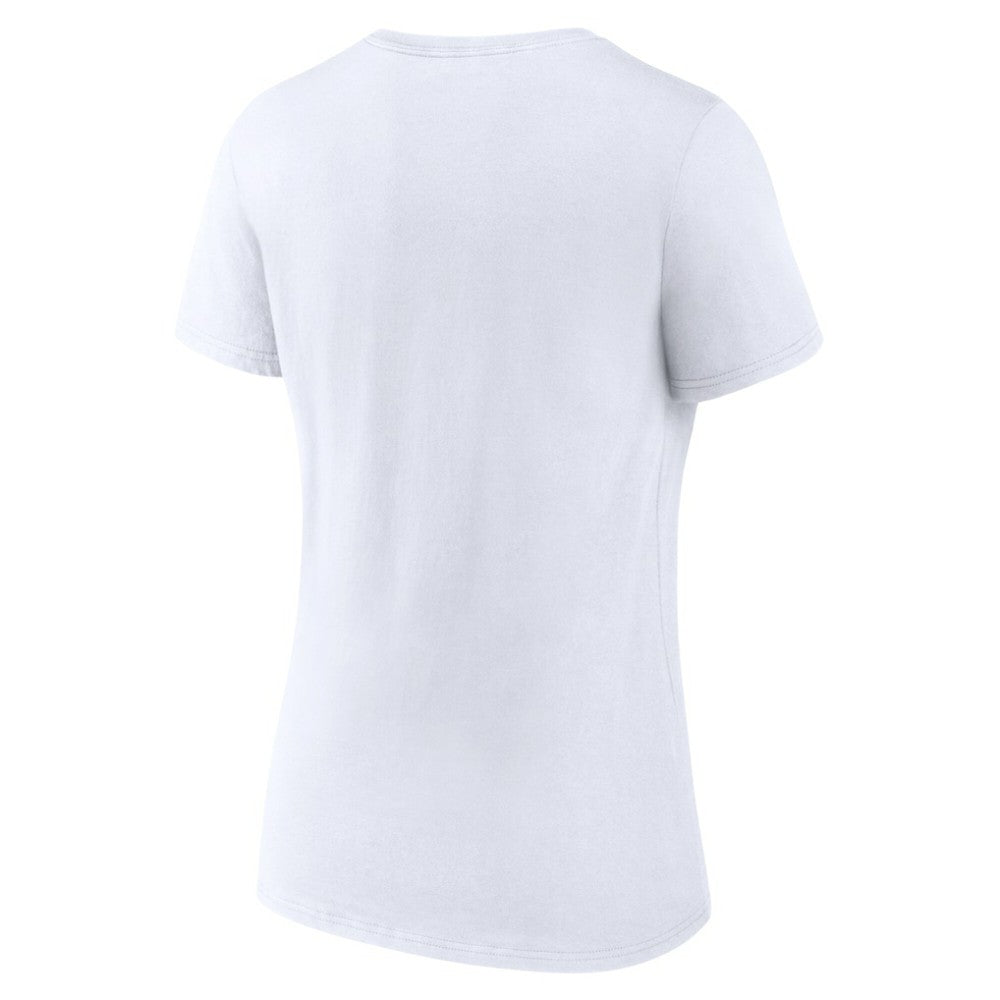San Francisco Giants Women's Team Lockup V-Neck T-Shirt - White T-shirts