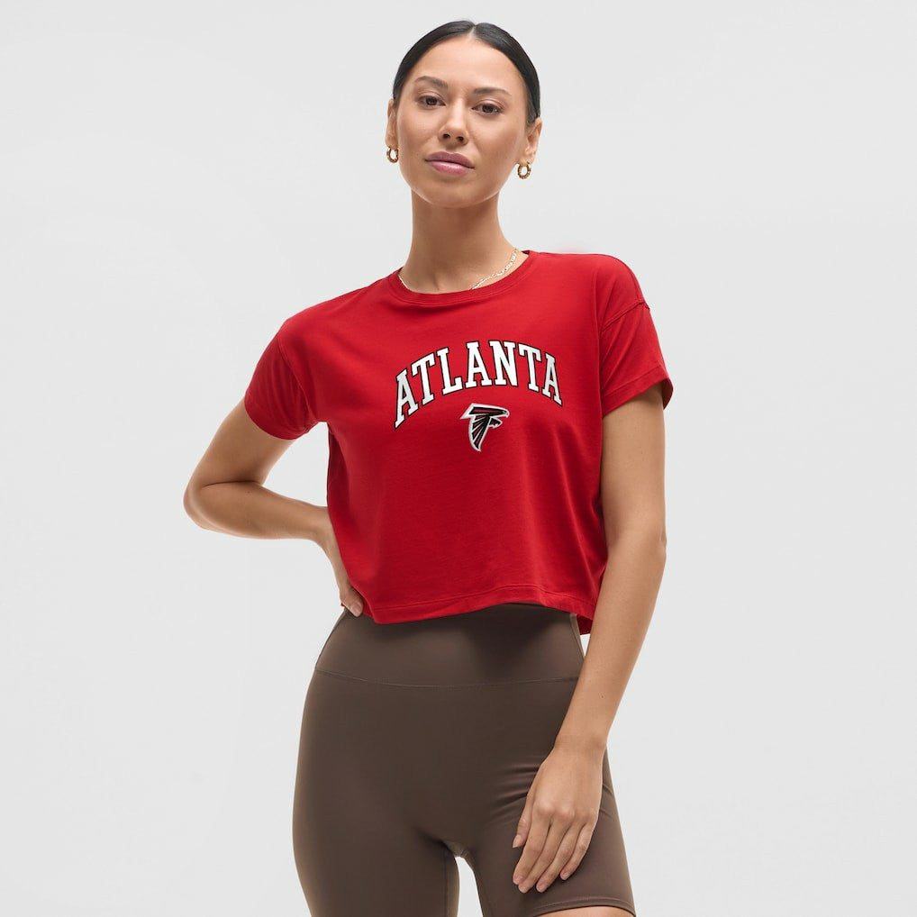 Atlanta Falcons lululemon Women's Cates T-Shirt - College Crimson T-shirts