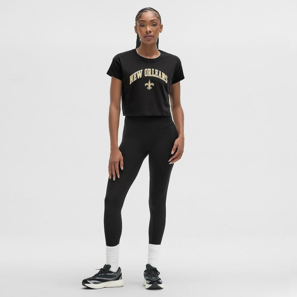 New Orleans Saints lululemon Women's Cates T-Shirt - Black T-shirts
