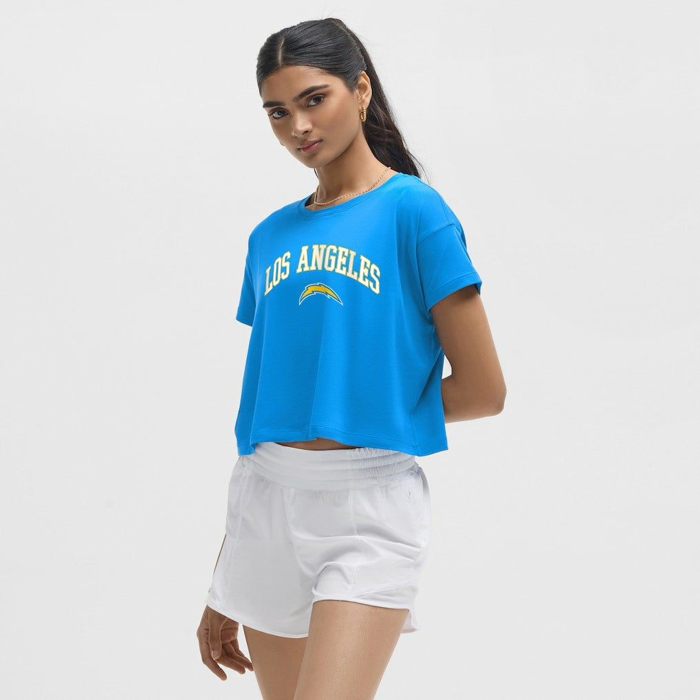 Los Angeles Chargers lululemon Women's Cates T-Shirt - Beaming Blue T-shirts