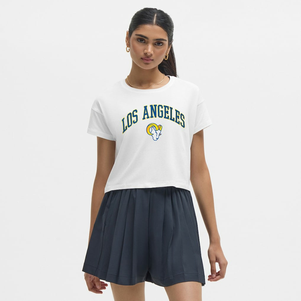 Los Angeles Rams lululemon Women's Cates T-Shirt - White T-shirts