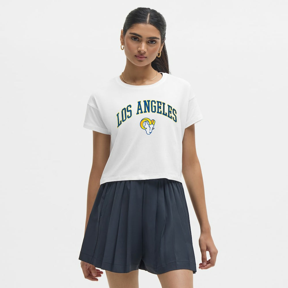 Los Angeles Rams lululemon Women's Cates T-Shirt - White T-shirts