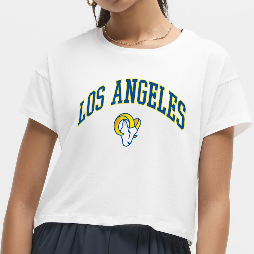 Los Angeles Rams lululemon Women's Cates T-Shirt - White T-shirts