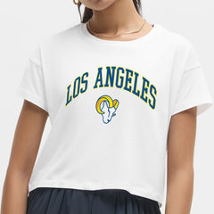 Los Angeles Rams lululemon Women's Cates T-Shirt - White T-shirts