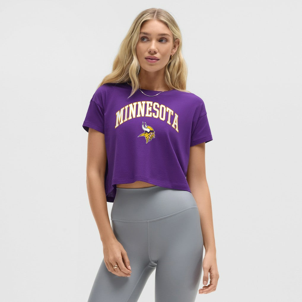Minnesota Vikings lululemon Women's Cates T-Shirt - College Purple T-shirts