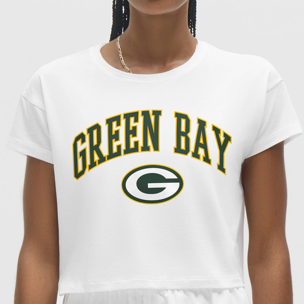 Green Bay Packers lululemon Women's Cates T-Shirt - White T-shirts