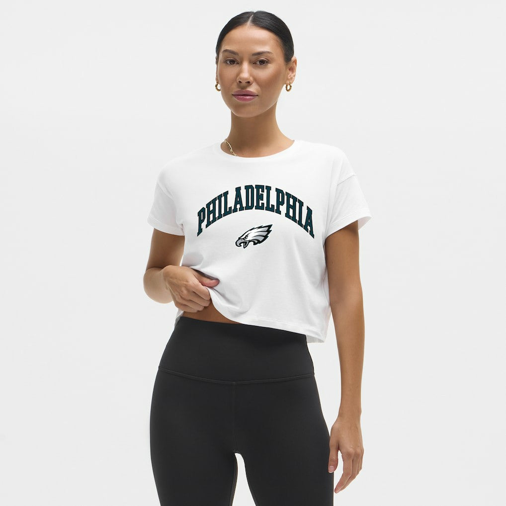 Philadelphia Eagles lululemon Women's Cates T-Shirt - White T-shirts