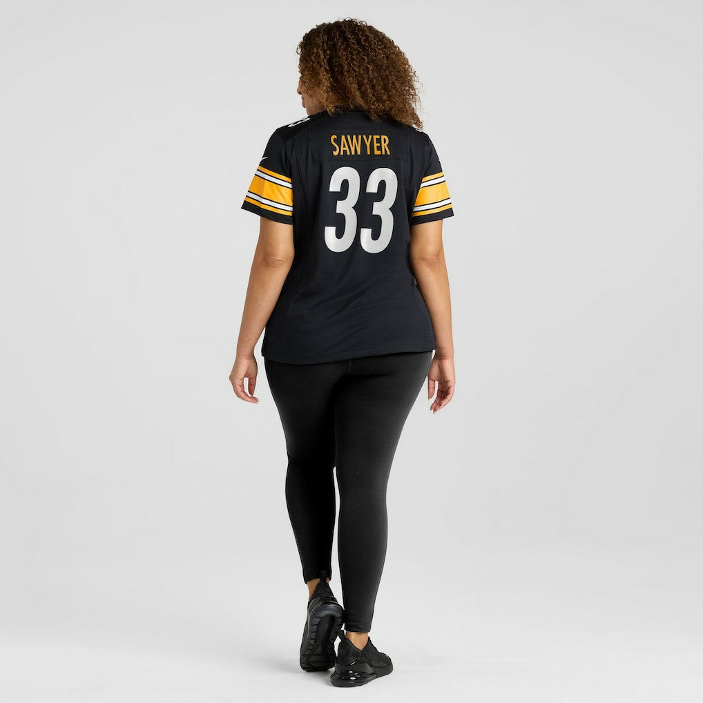 Jack Sawyer Pittsburgh Steelers Women's Team Game Jersey - Black Jerseys