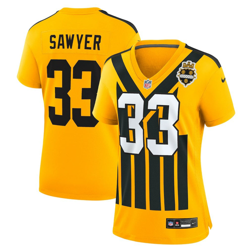 Jack Sawyer Pittsburgh Steelers Women's Alternate Game Jersey - Gold Jerseys