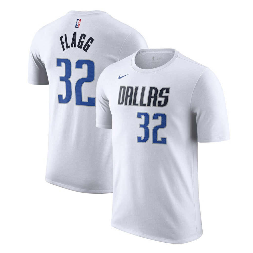 Cooper Flagg Dallas Mavericks 2025 NBA Draft First Round Pick Association Edition Name & Number T-Shirt White - Nike