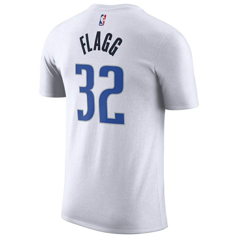 Cooper Flagg Dallas Mavericks 2025 NBA Draft First Round Pick Association Edition Name & Number T-Shirt White - Nike