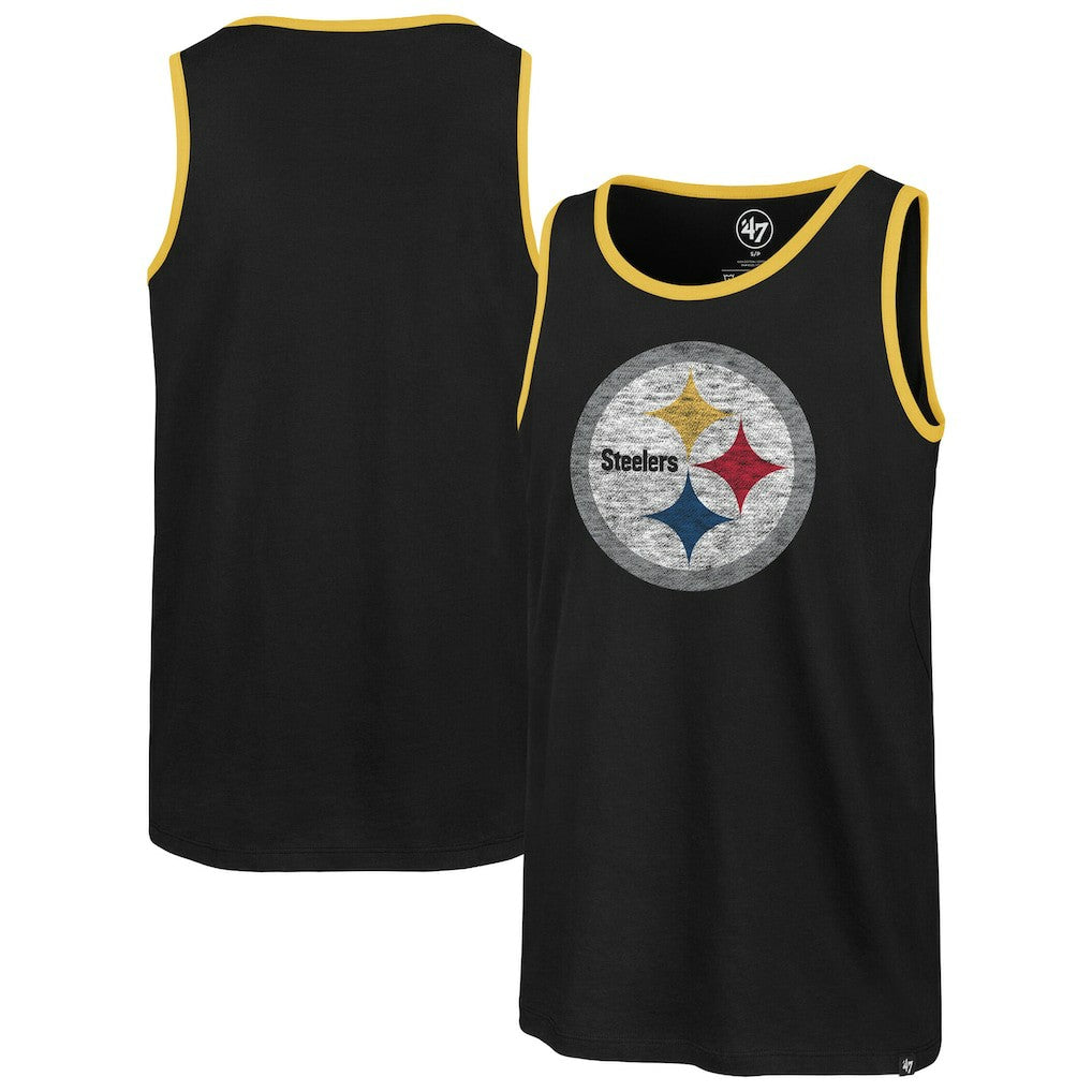 Pittsburgh Steelers '47 Premier Franklin Tank Top - Black Tops