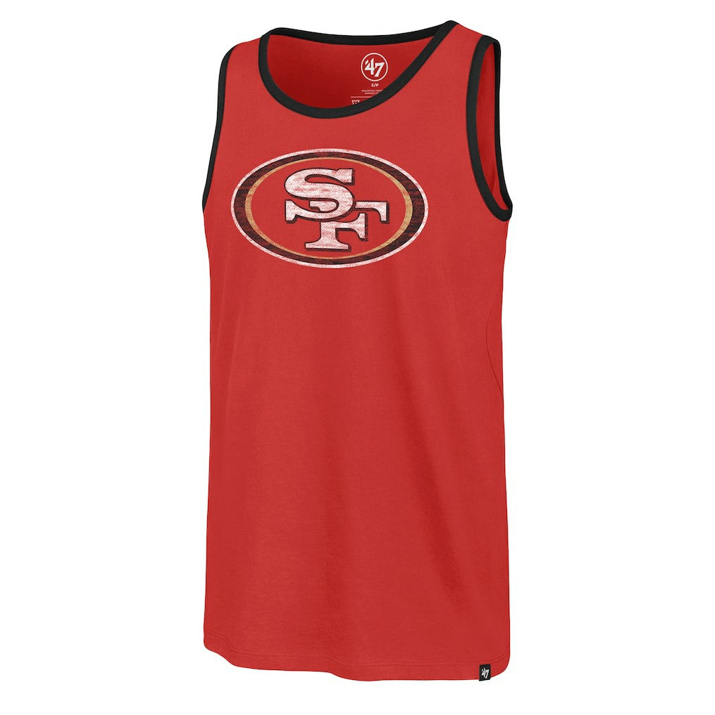 San Francisco 49ers '47 Premier Franklin Tank Top - Scarlet Tops