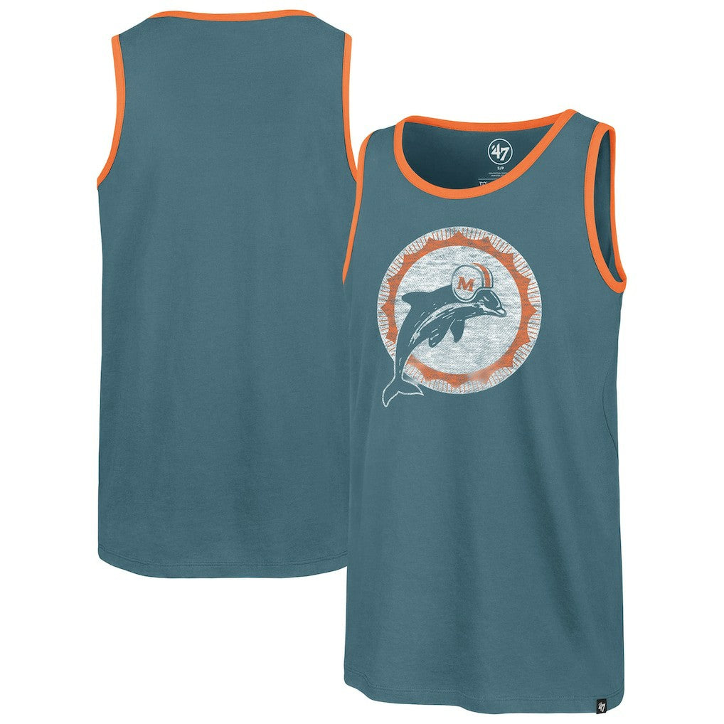 Miami Dolphins '47 Premier Franklin Tank Top - Aqua Tops