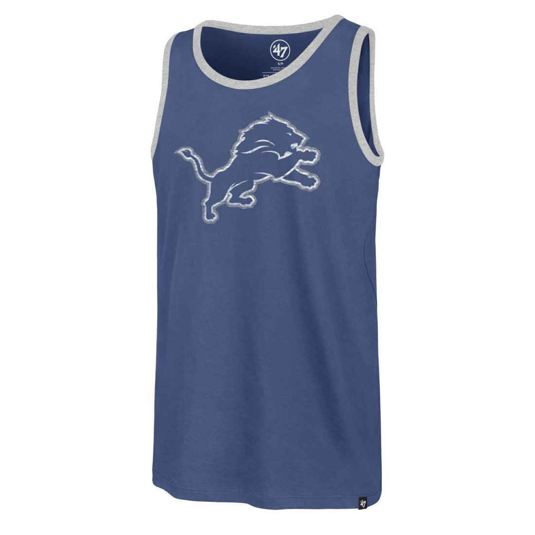 Detroit Lions '47 Premier Franklin Tank Top - Blue Tops