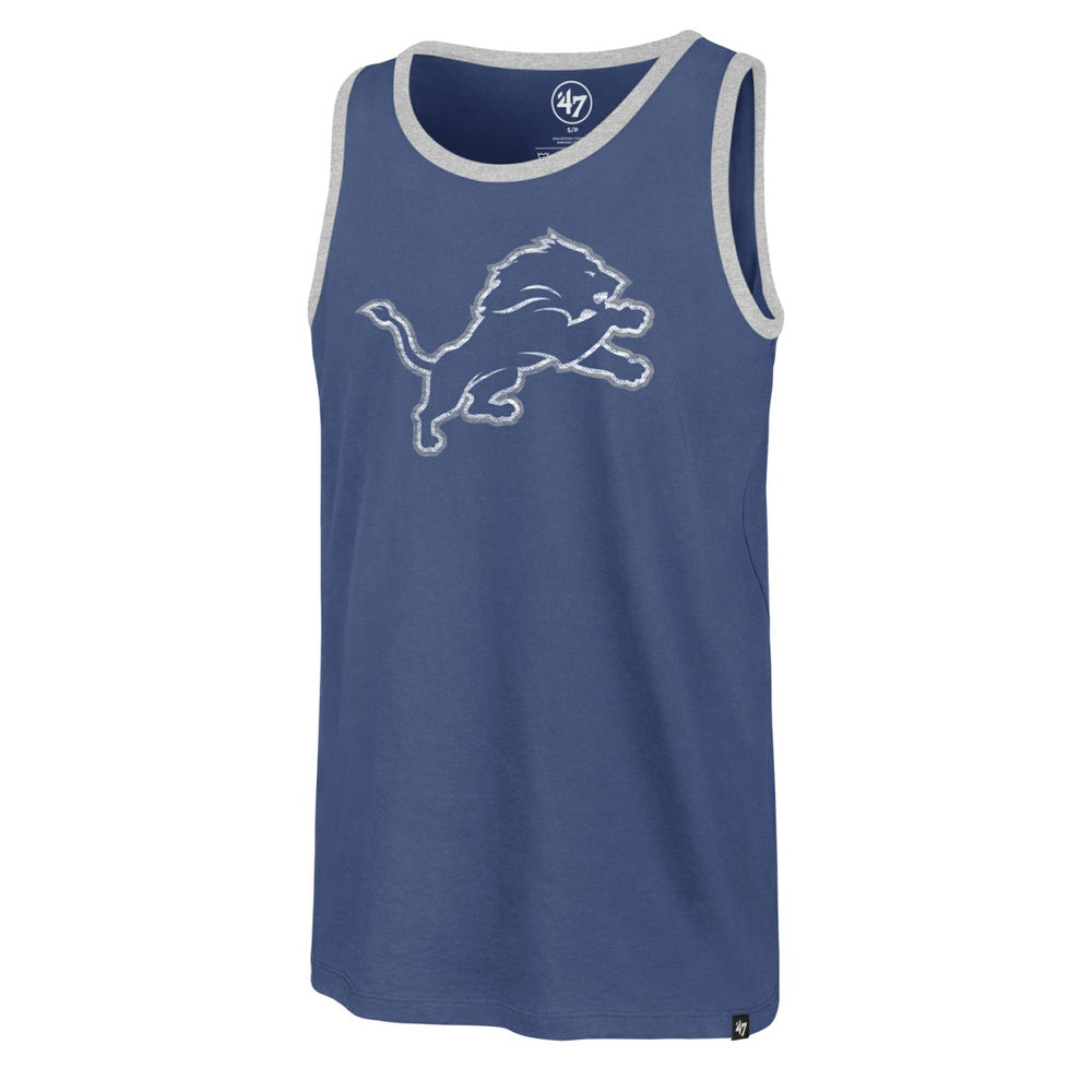 Detroit Lions '47 Premier Franklin Tank Top - Blue Tops