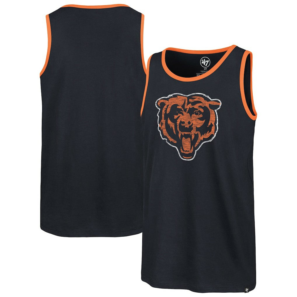 Chicago Bears '47 Premier Franklin Tank Top - Navy Tops