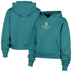 Boston Red Sox '47 Women's Contemporary Basics Anderson Foundation Hoodie - Teal Hoodies