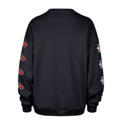 Atlanta Braves '47 Women's Trendy Team Go Big Oversized Sweatshirt - Navy Sweatshirts