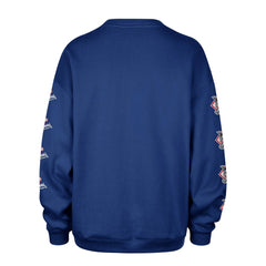 Los Angeles Dodgers '47 Women's Trendy Team Go Big Oversized Sweatshirt - Royal Sweatshirts