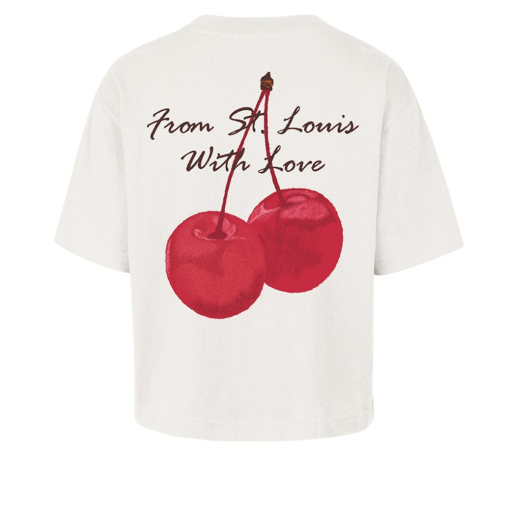 St. Louis Cardinals '47 Women's Love Letter Reed City T-Shirt - Cream T-shirts
