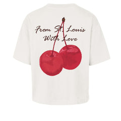 St. Louis Cardinals '47 Women's Love Letter Reed City T-Shirt - Cream T-shirts