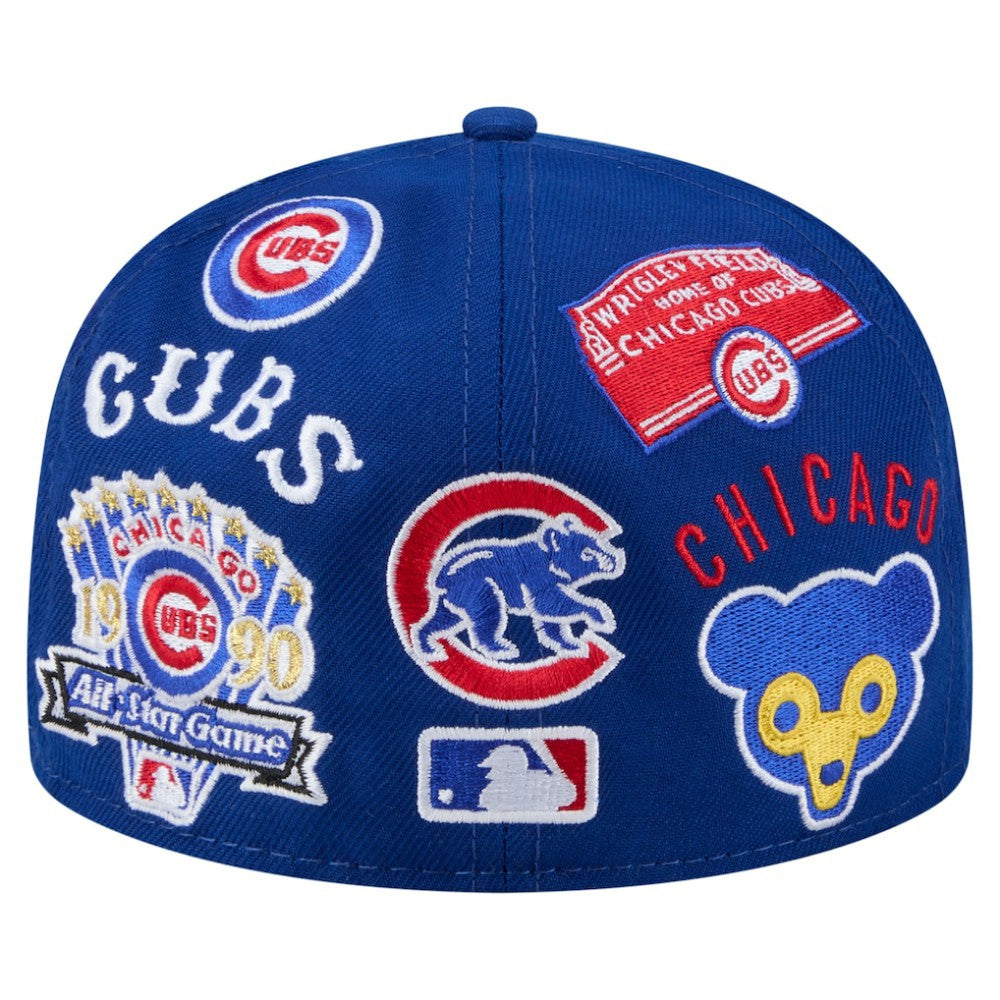 Chicago Cubs New Era All Over 59FIFTY Fitted Hat - Royal Hats